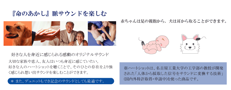 命のあかし-脈サウンドを楽しむ